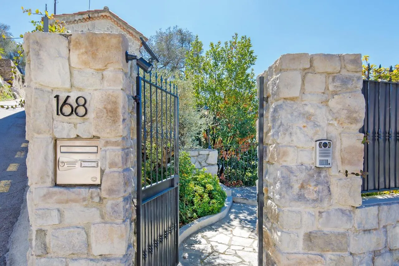 Villa D Exception Avec Terrasse, Jacuzzi, Vue Mer, Parking, En Plein Coeur Du Village De Eze Apartment